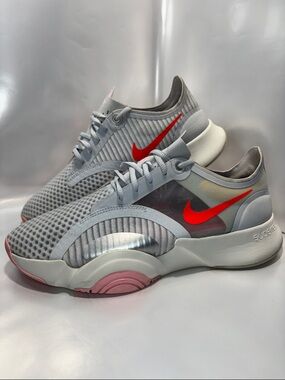 Nike SuperRep Womens Training Shoe Size 9.5 Pink/Grey CJ0860-006
